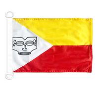 AZ FLAG Marqueses Islands Boat Flag 45x30 cm Mesh Polyester Plastic Rings