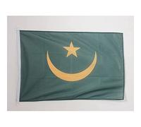AZ FLAG - Mauritania Nautical Flag - 18'' x 12'' - For Outdoor and Boat - Mauritanian Banner Knitted Polyester with Two Plastic Rings - Vivid Colors - 12x18 in - 45x30 Cm