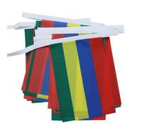AZ FLAG Mauritius Bunting 6 m 20 flags Light Polyester 21x15 cm