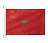 AZ FLAG Morocco Civil Ensign Boat Flag 45x30 cm Plastic Rings