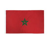 AZ FLAG - Morocco Flag - 2x3 Ft - Light Polyester Moroccan Banner with Two Brass Eyelets - Fade Resistant - Vivid Colors - 2' x 3' Feet - 90x60 Cm