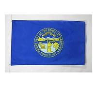 AZ FLAG - Nebraska Flag - 3x5 Ft - 100D Polyester Us State Of Nebraska Banner with Two Metal Grommets - Fade Resistant - Vivid Colors - 3' x 5' Feet - 150x90 Cm
