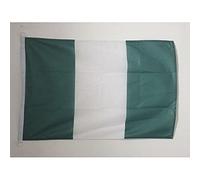AZ FLAG Nigeria Boat Flag 45x30 cm Mesh Polyester Plastic Rings