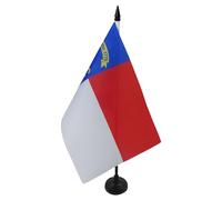 AZ FLAG North Carolina Table Flag 5'' x 8'' - US state of North Carolina Office Decoration 100% Polyester 21 x 14 cm - Mini Desk Flag with Pole and Black Plastic Base