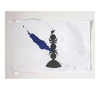 AZ FLAG - North Province of New Caledonia Flag - 18'' x 12'' - 100% Polyester New Caledonian Small Banner with Two Cords - Fade Resistant - Vivid Colors - 18x12 in - 45x30 Cm