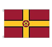 AZ FLAG - Northamptonshire New County Flag - 2x3 Ft - 100D Polyester County Of Northants. - England Banner with Two Metal Grommets - Fade Resistant - Vivid Colors - 2' x 3' Feet - 90x60 Cm