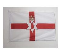 AZ FLAG Northern Ireland Boat Flag 45x30 cm Mesh Polyester Plastic Rings