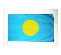 AZ FLAG - Palau Flag - 2x3 Ft - 100D Polyester Palauan Banner with Two Metal Grommets - Fade Resistant - Vivid Colors - 2' x 3' Feet - 90x60 Cm