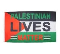AZ FLAG - Palestine Palestinian Lives Matter Flag - 3x5 Ft - 100D Polyester Palestinian Banner with Two Metal Grommets - Fade Resistant - Vivid Colors - 3' x 5' Feet - 150x90 Cm