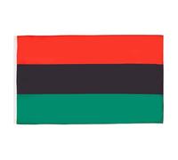 AZ FLAG - Pan African Flag - 2x3 Ft - 100D Polyester Afro American Banner with Two Metal Grommets - Fade Resistant - Vivid Colors - 2' x 3' Feet - 90x60 Cm