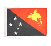 AZ FLAG - Papua New Guinea Flag - 18'' x 12'' - 100% Polyester Papuan Small Banner with Two Cords - Fade Resistant - Vivid Colors - 18x12 in - 45x30 Cm