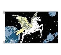 AZ FLAG - Pegasus Flag - 3x5 Ft - 100D Polyester Greek Mythology Creature Banner with Two Metal Grommets - Fade Resistant - Vivid Colors - 3' x 5' Feet - 150x90 Cm