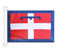 AZ FLAG Piedmont Nautical Flag 18'' x 12'', Italy, Italian region of Piemonte flags 30 x 45 cm, Banner 12x18 in for boat