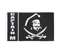 AZ FLAG - Pirate Captain Morgan Flag - 2x3 Ft - 100D Polyester Skull Pirates Banner with Two Metal Grommets - Fade Resistant - Vivid Colors - 2' x 3' Feet - 90x60 Cm