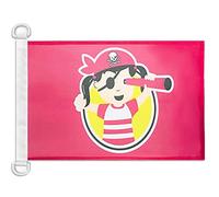 AZ FLAG Pirate Child Girl Nautical Flag 18'' x 12'', young pirates flags 30 x 45 cm, Banner 12x18 in for boat