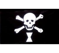 AZ FLAG - Pirate Emanuel Wynne Flag - 2x3 Ft - 100D Polyester Skull Pirates Banner with Two Metal Grommets - Fade Resistant - Vivid Colors - 2' x 3' Feet - 90x60 Cm