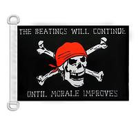 AZ FLAG - Pirate Morale Nautical Flag - 18'' x 12'' - For Outdoor and Boat - skull Pirates Banner Knitted Polyester with Two Plastic Rings - Vivid Colors - 12x18 in - 45x30 Cm