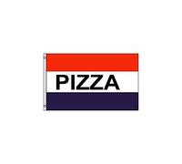 AZ FLAG Pizza Blue White Red Flag 150x90 cm 100D Polyester 2 Grommets