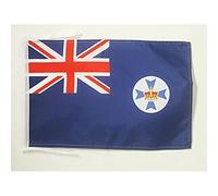 AZ FLAG - Queensland Flag - 18'' x 12'' - 100% Polyester Australia - Queenslander Small Banner with Two Cords - Fade Resistant - Vivid Colors - 18x12 in - 45x30 Cm