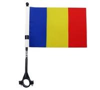 AZ FLAG Romania Bike Flag 21x15 cm Light Polyester Plastic Pole