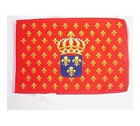 AZ FLAG - Royal Gallet of France Flag - 18'' x 12'' - 100% Polyester Naval French Kingdom Small Banner with Two Cords - Fade Resistant - Vivid Colors - 18x12 in - 45x30 Cm