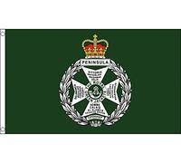 AZ FLAG - Royal Green Jackets Of The British Army Flag - 2x3 Ft- 100D Polyester Rgj Banner with Two Metal Grommets - Fade Resistant - Vivid Colors - 2' x 3' Feet - 90x60 Cm