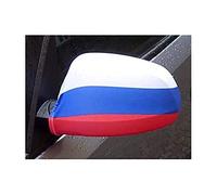 AZ FLAG - Russia Car Mirror Flag - 2 Pieces - Polyester and Spandex Russian Small Flag for Car mirrors - Elastic