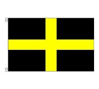 AZ FLAG - Saint David'S Flag - Large 5x8 Ft - 100D Polyester Dewi Sant Big Banner with Two Metal Grommets - Fade Resistant - Vivid Colors - 5' x 8' Feet - 250x150 Cm