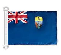AZ FLAG Saint Helena Boat Flag 45x30 cm Mesh Polyester Plastic Rings | Outdoor and marine use Saint Helenian 12x18 in boat flag St Helena