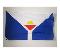 AZ FLAG - Saint Martin Flag - 3x5 Ft - 100D Polyester St. Martiner - St. Maartener Banner with Two Metal Grommets - Fade Resistant - Vivid Colors - 3' x 5' Feet - 150x90 Cm