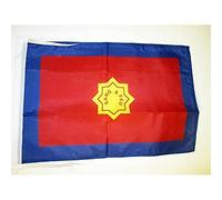 AZ FLAG - Salvation Army Flag - 18'' x 12'' - 100% Polyester catholic organisation of SA Small Banner with Two Cords - Fade Resistant - Vivid Colors - 18x12 in - 45x30 Cm