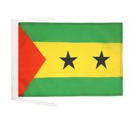 AZ FLAG Sao Tomé and Principe Flag 45x30 cm 100D Polyester Cords