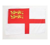 AZ FLAG - Sark Island Flag - 18'' x 12'' - 100% Polyester Guernsey Small Banner with Two Cords - Fade Resistant - Vivid Colors - 18x12 in - 45x30 Cm