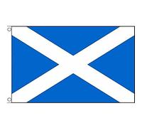 AZ FLAG - Scotland Light Blue Flag - 3x5 Ft - Light Polyester Scottish Banner with Two Brass Eyelets - Fade Resistant - Vivid Colors - 3' x 5' Feet - 150x90 Cm