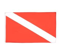 AZ FLAG - Scuba Diving Flag - 2x3 Ft - 100D Polyester Underwater Diving Banner with Two Metal Grommets - Fade Resistant - Vivid Colors - 2' x 3' Feet - 90x60 Cm