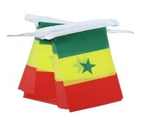 AZ FLAG - Senegal Bunting Flag - 20 Ft Garland with 20 Small Senegalese Flags 8'' x 6'' - 100% Polyester String Pennant - 6 meters