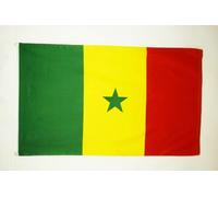 AZ FLAG - Senegal Flag - 2x3 Ft - Light Polyester Senegalese Banner with Two Brass Eyelets - Fade Resistant - Vivid Colors - 2' x 3' Feet - 90x60 Cm