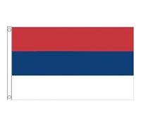 AZ FLAG - Serbia Civil Flag - 3x5 Ft - 100D Polyester Serbian Without Arms Banner with Two Metal Grommets - Fade Resistant - Vivid Colors - 3' x 5' Feet - 150x90 Cm