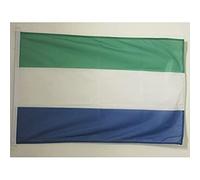 AZ FLAG - Sierra Leone Flag - 2x3 Ft - For Outdoor - Sierra Leonese Banner Knitted Polyester with Two Plastic Rings - Fade Resistant - Vivid Colors - 2' x 3' Feet - 90x60 Cm