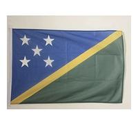 AZ FLAG - Solomon Nautical Flag - 18'' x 12'' - For Outdoor and Boat - Solomon Islander Banner Knitted Polyester with Two Plastic Rings - Vivid Colors - 12x18 in - 45x30 Cm