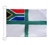AZ FLAG - South Africa Naval Ensign Nautical Flag - 18'' x 12'' - For Outdoor and Boat - South African War Banner Knitted Polyester with Two Plastic Rings - Vivid Colors - 12x18 in - 45x30 Cm