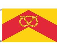 AZ FLAG - Staffordshire County Flag - 2x3 Ft - 100D Polyester County Of Staffs. - England Banner with Two Metal Grommets - Fade Resistant - Vivid Colors - 2' x 3' Feet - 90x60 Cm