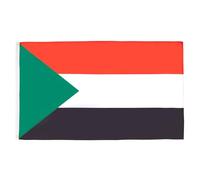 AZ FLAG - Sudan Flag - 3x5 Ft - Light Polyester Sudanese Banner with Two Brass Eyelets - Fade Resistant - Vivid Colors - 3' x 5' Feet - 150x90 Cm