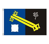 AZ FLAG - Surrey County Flag - 2x3 Ft- 100D Polyester County Of Surrey - England Banner with Two Metal Grommets - Fade Resistant - Vivid Colors - 2' x 3' Feet - 90x60 Cm