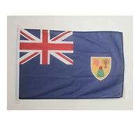 AZ FLAG - Turks and Caicos Islands Nautical Flag - 18'' x 12'' - For Outdoor and Boat - Turks and Caicos Islander Banner Knitted Polyester with Two Plastic Rings - Vivid Colors - 12x18 in - 45x30 Cm