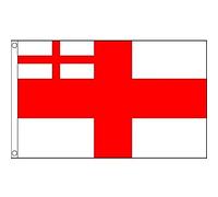AZ FLAG - Uk White Ensign 1702-07 Flag - 3x5 Ft - 100D Polyester Bristish Historic Banner with Two Metal Grommets - Fade Resistant - Vivid Colors - 3' x 5' Feet - 150x90 Cm