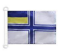 AZ FLAG - Ukraine Naval Ensign Nautical Flag - 18'' x 12'' - For Outdoor and Boat - Ukrainian War Banner Knitted Polyester with Two Plastic Rings - Vivid Colors - 12x18 in - 45x30 Cm
