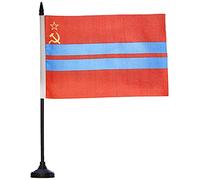 AZ FLAG Ukrainian Soviet Socialist Republic Table Flag 21x14 cm