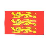 AZ FLAG - Upper Normandy Flag - 2x3 Ft - 100D Polyester French Region Of Haute-Normandie Banner with Two Metal Grommets - Fade Resistant - Vivid Colors - 2' x 3' Feet - 90x60 Cm