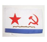 AZ FLAG - USSR Soviet Navy Flag - 18'' x 12'' - 100% Polyester Communist Armed Forces Small Banner with Two Cords - Fade Resistant - Vivid Colors - 18x12 in - 45x30 Cm